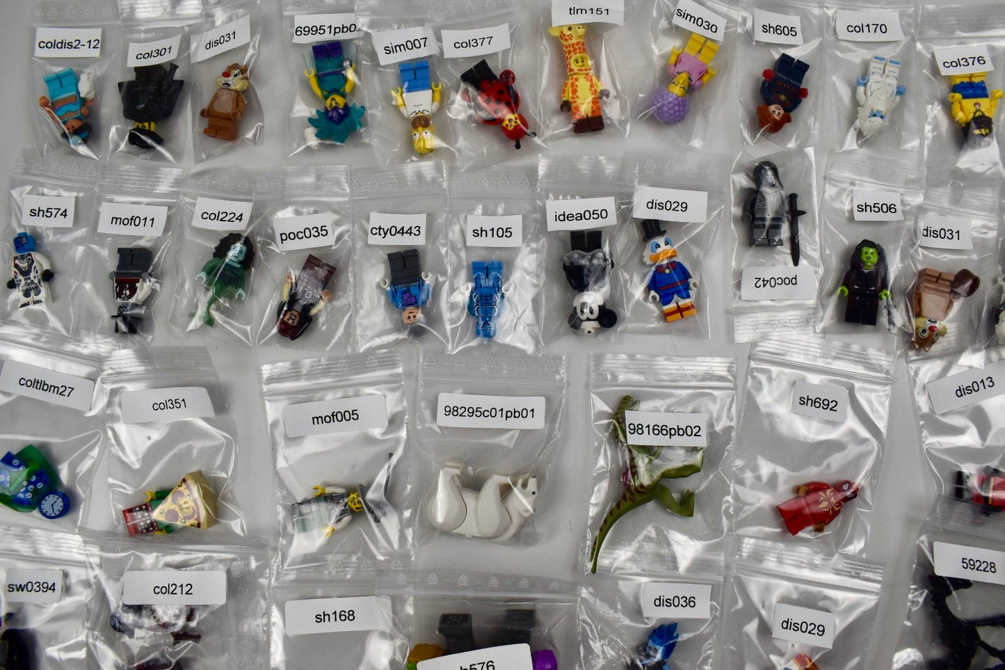 Sortiere und Organisiere Minifiguren