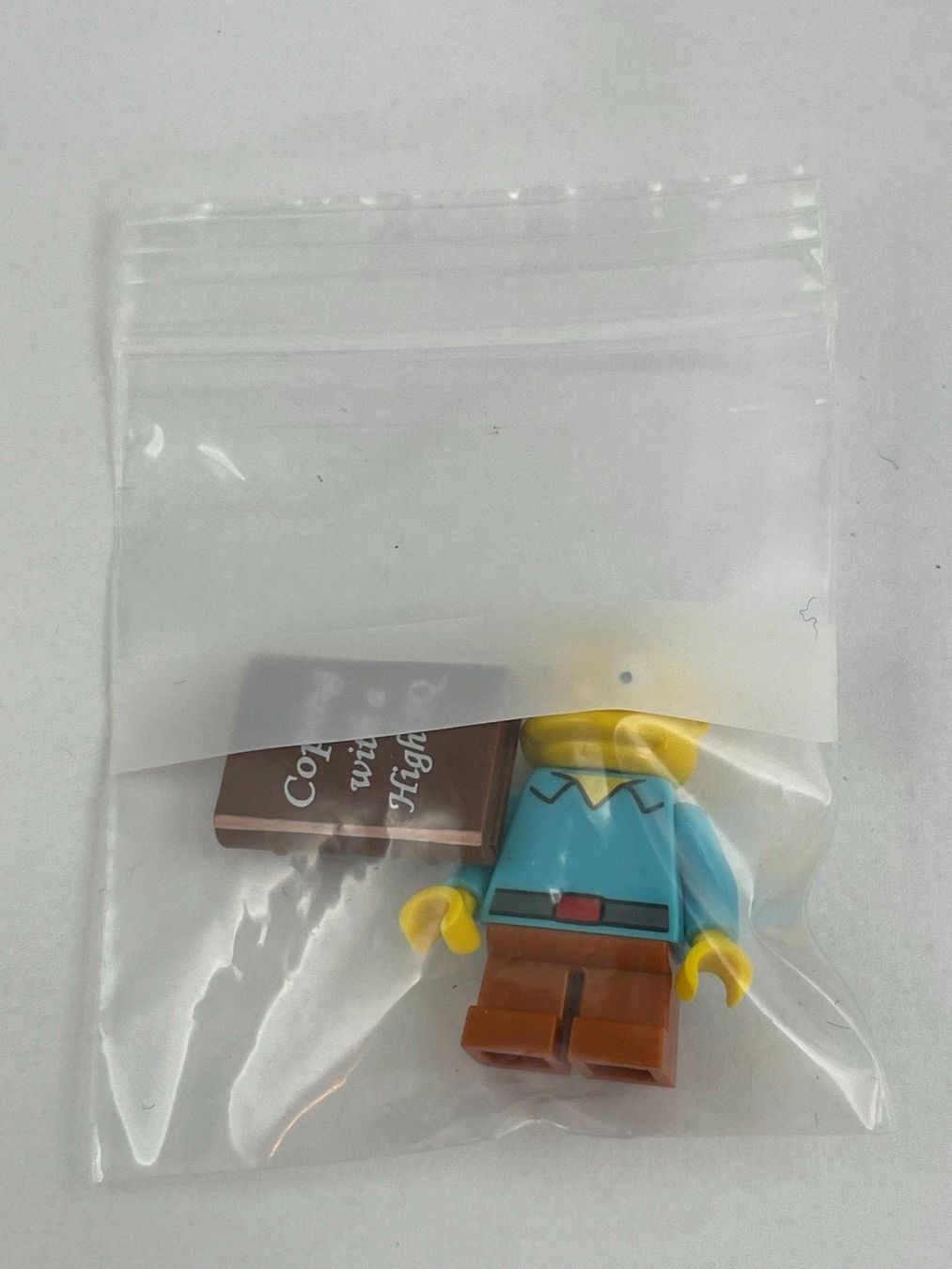 Lego Simpsons Minifigur mit Buch - Coping with a High IQ
